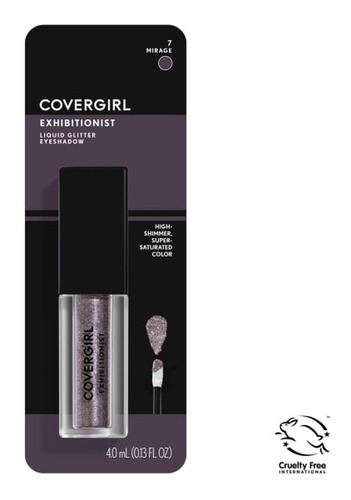 Covergirl Exhibitionist Liquid Glitter Eyeshadow Sombra Ojos Color De La Sombra 7 Mirage