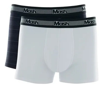 Kit C/ 2 Cuecas Boxer Cotton Mash - Ref. 110.09