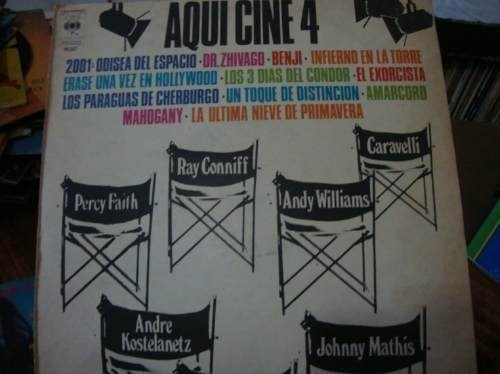 Vinilo Aqui Cine Volumen 4 Williams Mathis Cubalibra Bs1