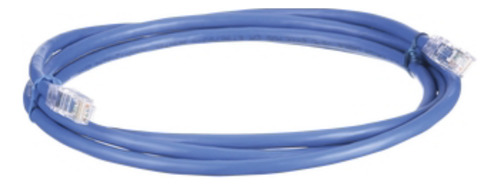 Cable De Parcheo Utp, Cat6a, 24 Awg, Cm, Color Azul, 7ft