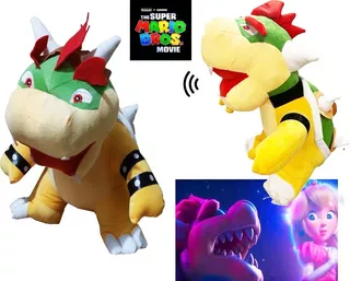 Peluche Bowser Musical Peaches Super Mario La Pelicula