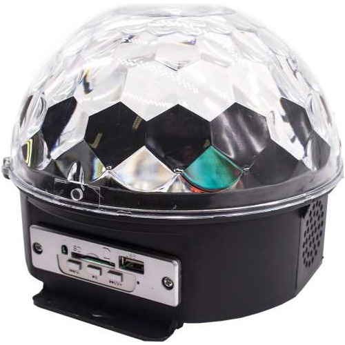 Bola Maluca Led 20w Rgb Mp3 Controle Remoto Pen Drive 32mb