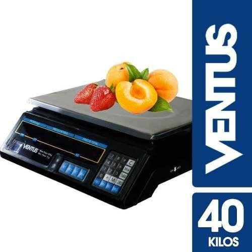 Imagen 7 de 8 de Pesa Balanza Digital Cocina Negocio Y Almacen 40 Kg Ventus