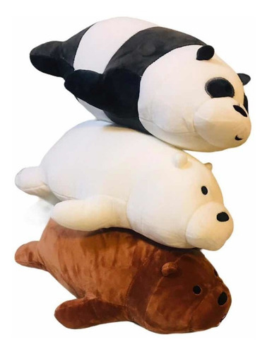 Peluches Osos Escandalosos We Bare Bears Set 3 Ck