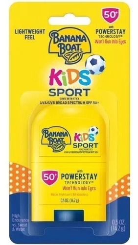 Kit 3 Protetor Solar Infantil Banana Boat Kids Stick Spf50