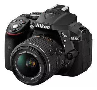 Nikon Kit D5300 y Lente 18-55mm VR DSLR color negro