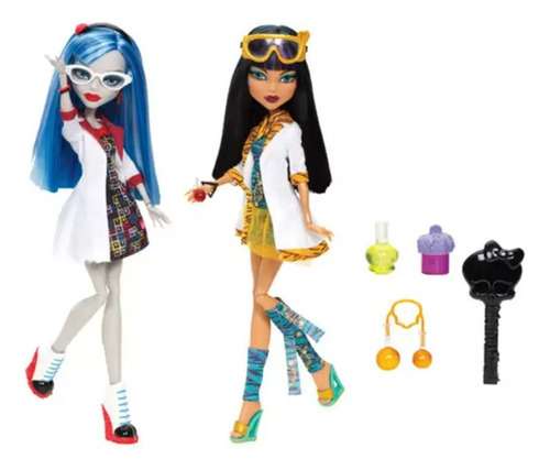 Monster High Ghoulia Yelps Cleo Nile Classroom Pack C Diario