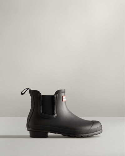 Bota De Lluvia Hunter Original Chelsea Negro Nuevas Con Caja