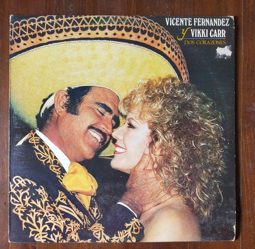 Vicente Fernández Y Vikki Carr Dos Corazones Disco Lp 1978