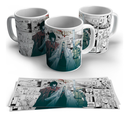 Alucard Integra Seras Hellsing Taza Anime Personalizada Mod4
