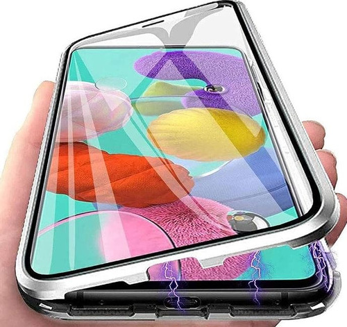 Funda Metal Magnetica Vidrio Para Samsung A10s