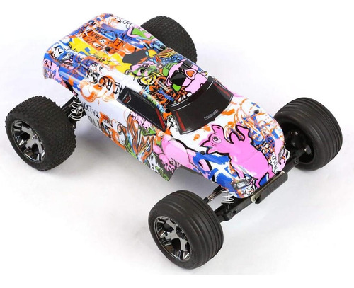 Cuerpo Rc Personalizado Graffiti Rosa Cerdo 1/10 R-pig-01