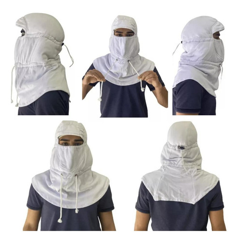 Touca Capuz Balaclava Para Câmara Fria Qualiflex -35º Branco