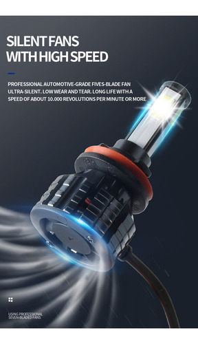 Premium Kit De Focos Faros Csp Led H4 Hb2 9003