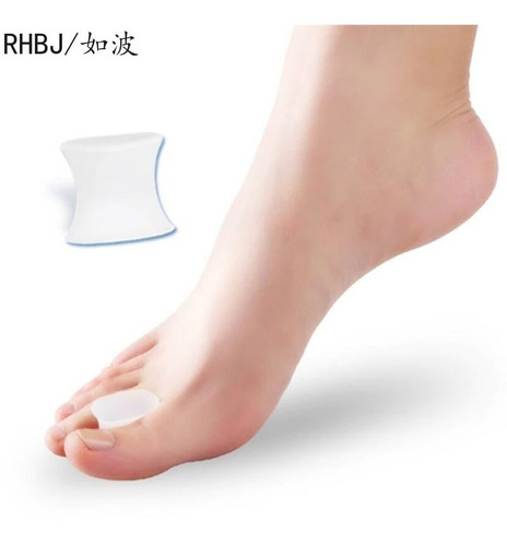 Imagem 3 de 7 de Separador De Dedos Dos Pés Em Silicone Confortável