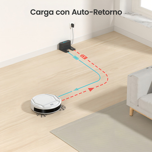 Aspiradora Robot Control Por App Con Sensor Anticaida