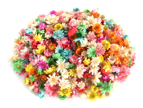 200 Unidades De Cabezas De Flores Secas, Flores Secas Reales