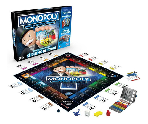 Juego De Mesa Monopoly Banco Electrónico Original Hasbro