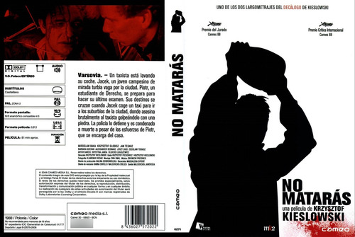 No Matarás ( Krzysztof Kielowski) Polonia - Dvd