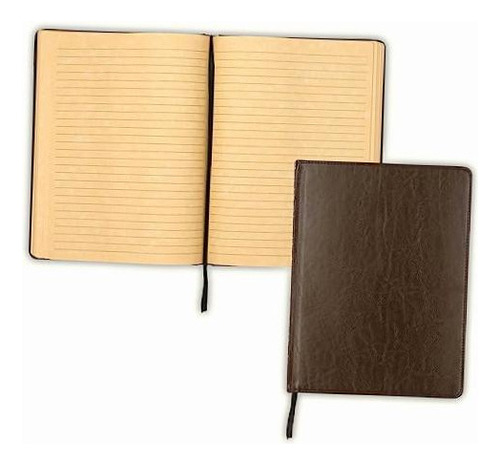 Samsill 22350 Cuaderno Antiguo De Tamaño Clásico, Tapa Color Café Oscuro