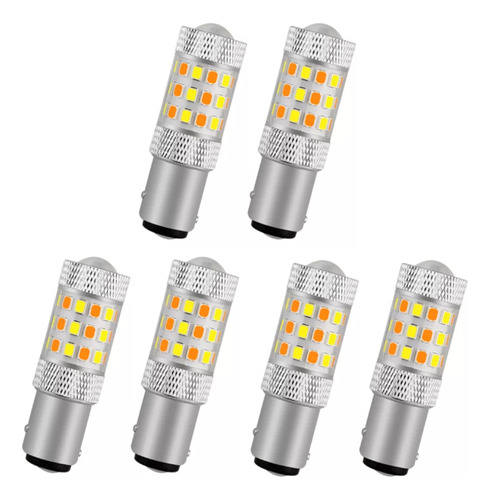 6 Focos Led 1157 1141 Bay15s P21/5w Bicolor