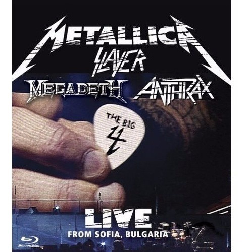 Blu Ray Metallica/slayer/megadeth/anthrax The Big 4