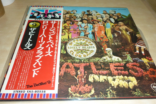 Beatles Sgt Peppers Vinilo Japon 10 Puntos Obi 2 Inserts