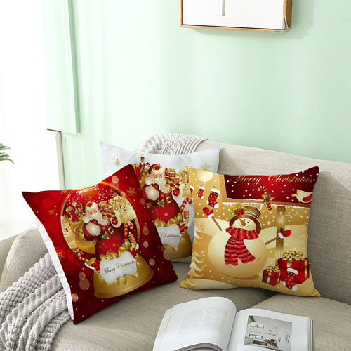 Funda Decorativa De 9 Piezas For Sofá Navideño