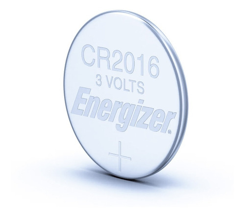 Imagen 3 de 8 de Pila Boton Cr2016 Energizer Blister X2 Unidades 3v Litio
