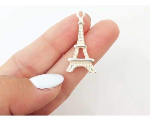 Dije Torre Eiffel Plata 925 Modelo B