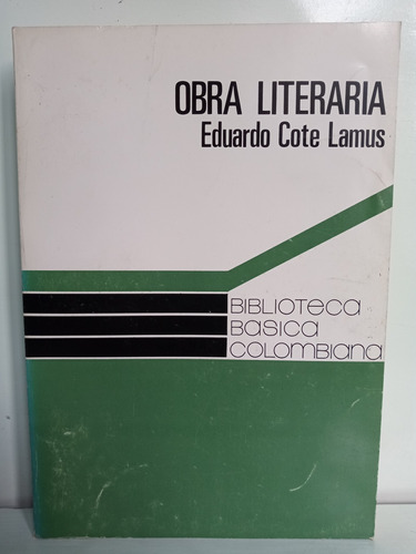 Poesía - Obra Literaria - Eduardo Cote Lamus