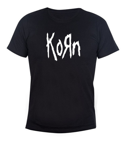 Remera Hombre Algodón Korn Heavy Metal Power Rock