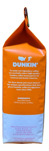 Dunkin Donuts Original Blend Grano De Café Tostado Medio Mol