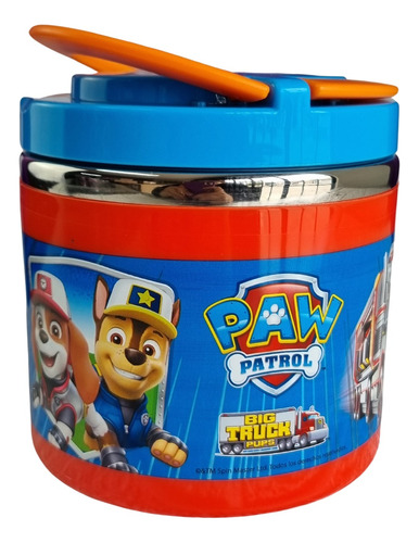 Termo De Comida 600ml Scool - Paw Patrol Niño (rojo/celeste)