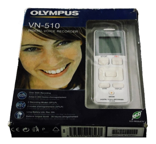 Id 690 Grabadora De Voz Olympus Vn510 Poco Uso