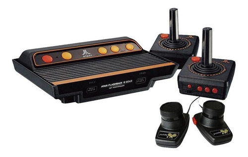 Console AtGames Atari Flashback 8 Gold Deluxe Standard cor  preto