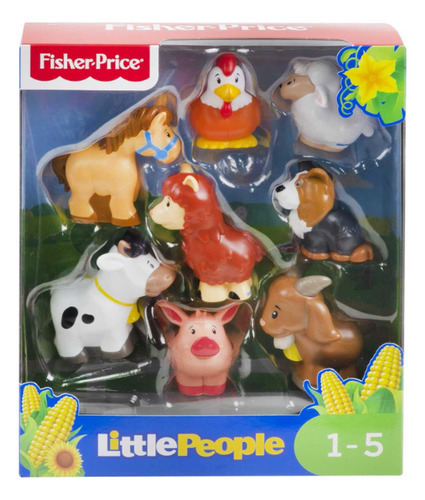 Animales Granja 8 Fguras Little People Fisherprice Simulcion