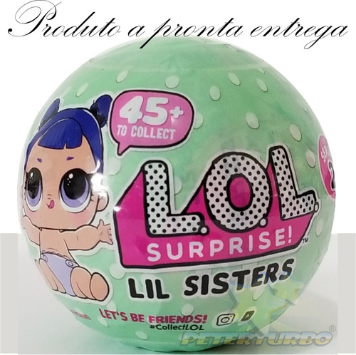 Lol Boneca Surpresa Original Lil Sister Série 2 Envio Hoje
