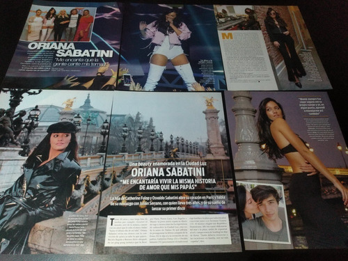 (al003) Oriana Sabatini * Recortes Revistas Clippings