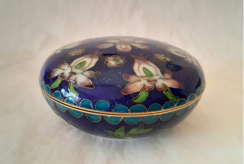 Antiguo Alhajero Despojador Cloisonne 