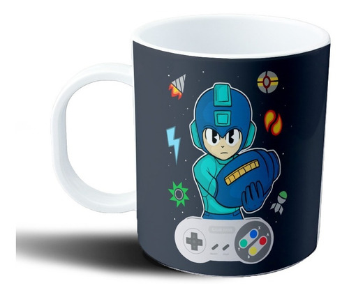 Taza Plastica - Megaman 