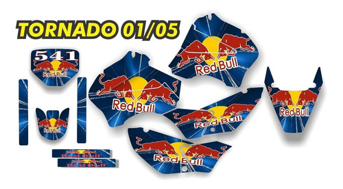 Kit Adesivo Tornado Xr 250 Pelicula Protetora Trilha Rally