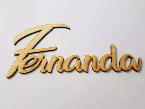 Nombres Personalizado Letreros De Madera Mdf 25cm X 100