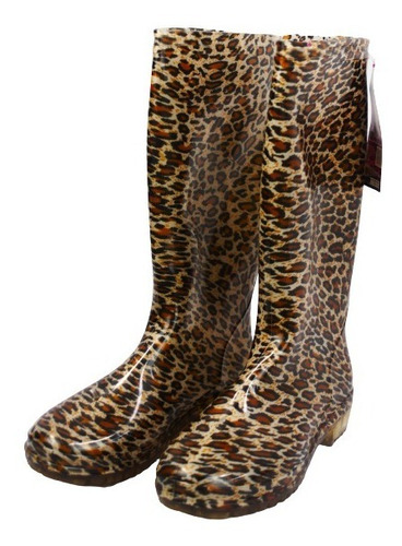 Par Botas Para Lluvia Toolcraft Tc4794 Leopardo Pvc 