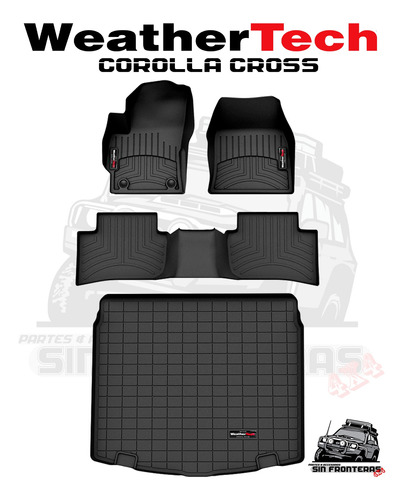 Alfombras Weathertech Tipo Bandeja Para Corolla Cross