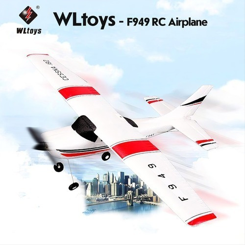 Imagen 4 de 6 de Avion Rc Cessna Wltoys F949 2.4ghz 3 Canales Vuelo Exterior