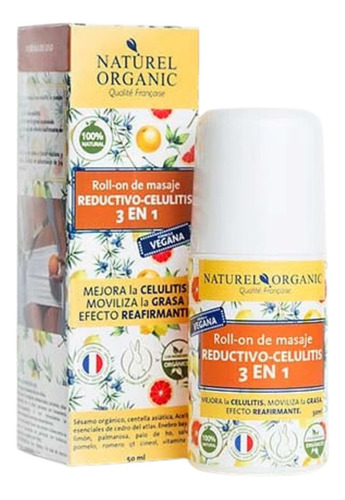 Roll On Masaje Reductivo Celulitis Piernas Naturel Organic