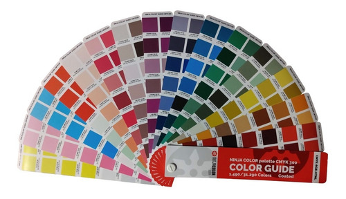 Guía De Colores Cmyk Rgb Html, Mxnja-001, 1490 Colores, 2x2