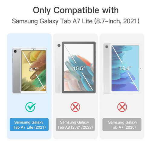 Funda Jetech Kids Para Samsung Galaxy Tab A7 Lite De 8,7 ...