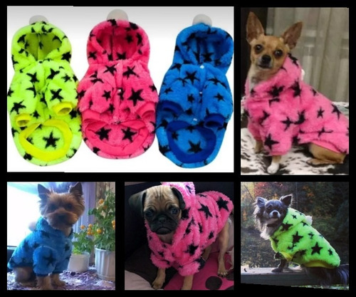 Ropa - Pijama- Perros Mascotas Estrellitas Suaves T S Y M